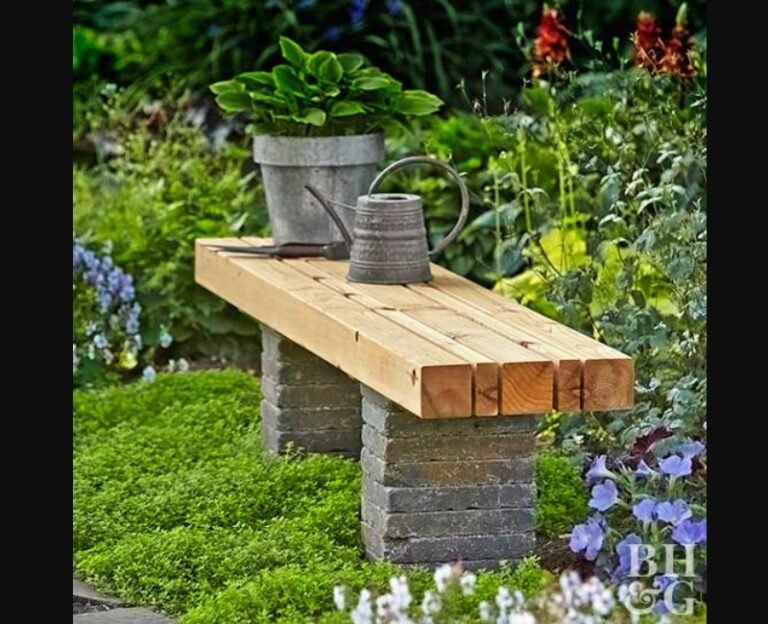 DIY Garden Bench